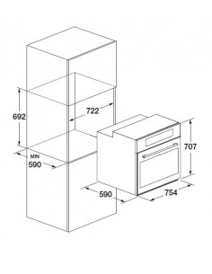 Piekarnik Fulgor Milano FCPO 315 P TM 2F X 2
