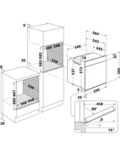 Piekarnik Whirlpool AKZ 9 6230 WH 2