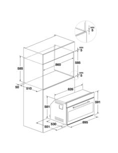 Piekarnik Fulgor Milano FCLO 9615 TEM BK 2