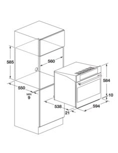 Piekarnik Fulgor Milano FUO 6011 P MT MBK 2