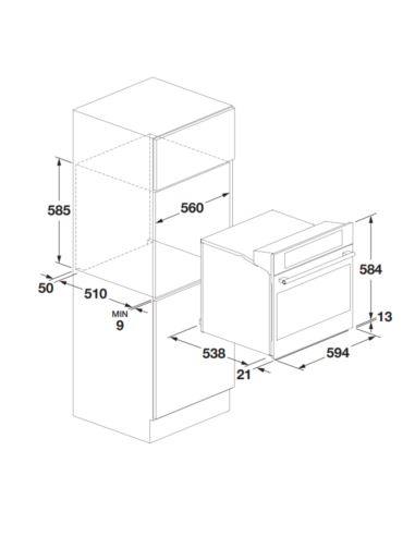 Piekarnik Fulgor Milano FUO 6009 MT MBK