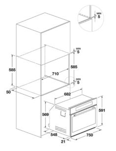 Piekarnik Fulgor Milano FCO 7515 TEM X 2