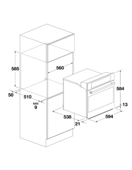 Piekarnik Fulgor Milano FCO 6215 TEM X