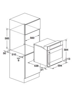 Piekarnik Fulgor Milano FCOS 6215 TEM X 2