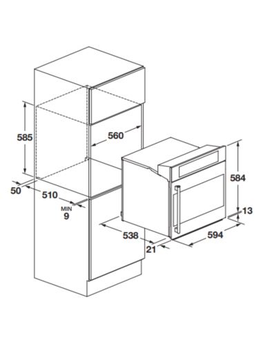 Piekarnik Fulgor Milano FCOS 6215 TEM X
