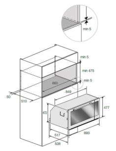 Piekarnik Fulgor Milano FCO 9013 TM BK 2