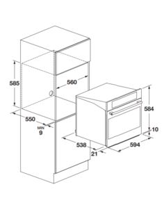Piekarnik Fulgor Milano FCPO 6215 P TEM WH 2