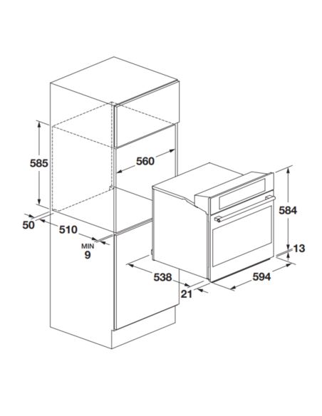 Piekarnik Fulgor Milano FCO 6215 TEM WH