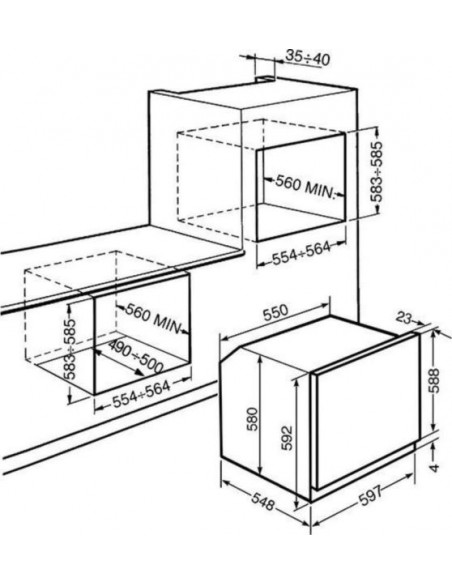 Piekarnik Smeg SF6922BPZE1
