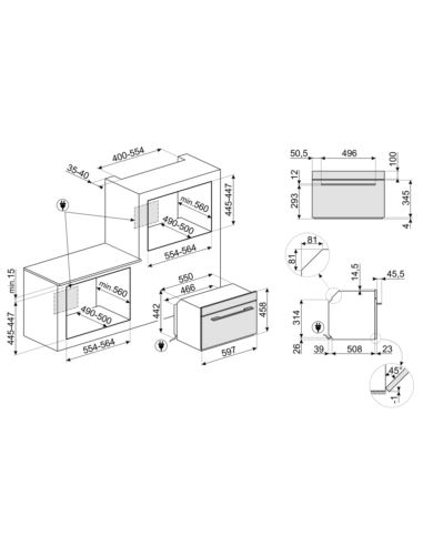 Piekarnik Smeg SF4102VCS Piekarnik Smeg SF4102VCS