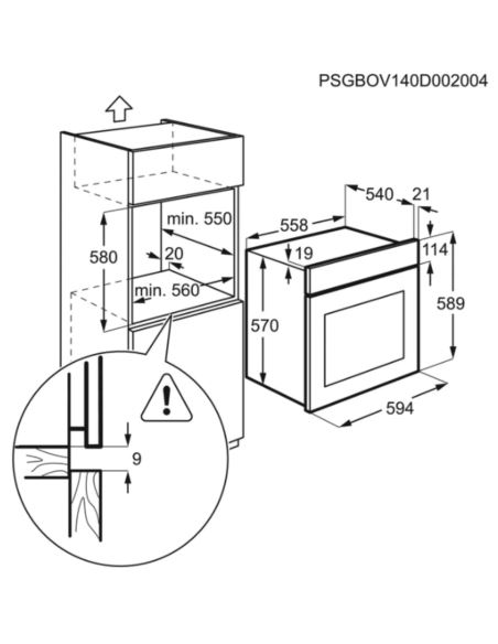 Piekarnik Electrolux EZB3410AOX Piekarnik Electrolux EZB3410AOX