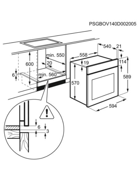 Piekarnik Electrolux EZB3410AOX Piekarnik Electrolux EZB3410AOX
