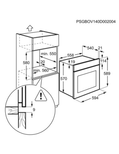 Piekarnik Electrolux EZF5C50V Piekarnik Electrolux EZF5C50V