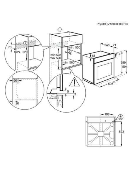 Piekarnik Electrolux EOF4P74X Piekarnik Electrolux EOF4P74X