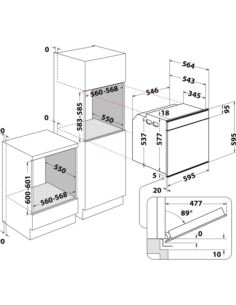 Piekarnik Whirlpool W7OS44S1PBL 2
