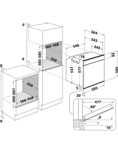 Piekarnik Whirlpool W7OS44S1PBL