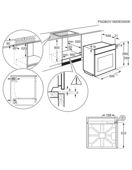 Piekarnik Electrolux EOE7C31Z Piekarnik Electrolux EOE7C31Z