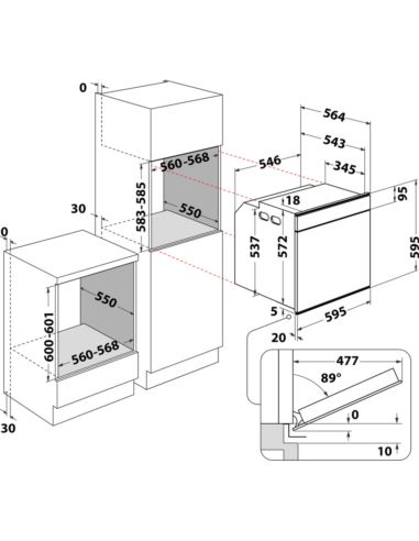 Piekarnik Whirlpool W11IOM14MS2H