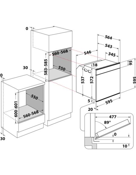 Piekarnik Whirlpool W11IOP14S2H